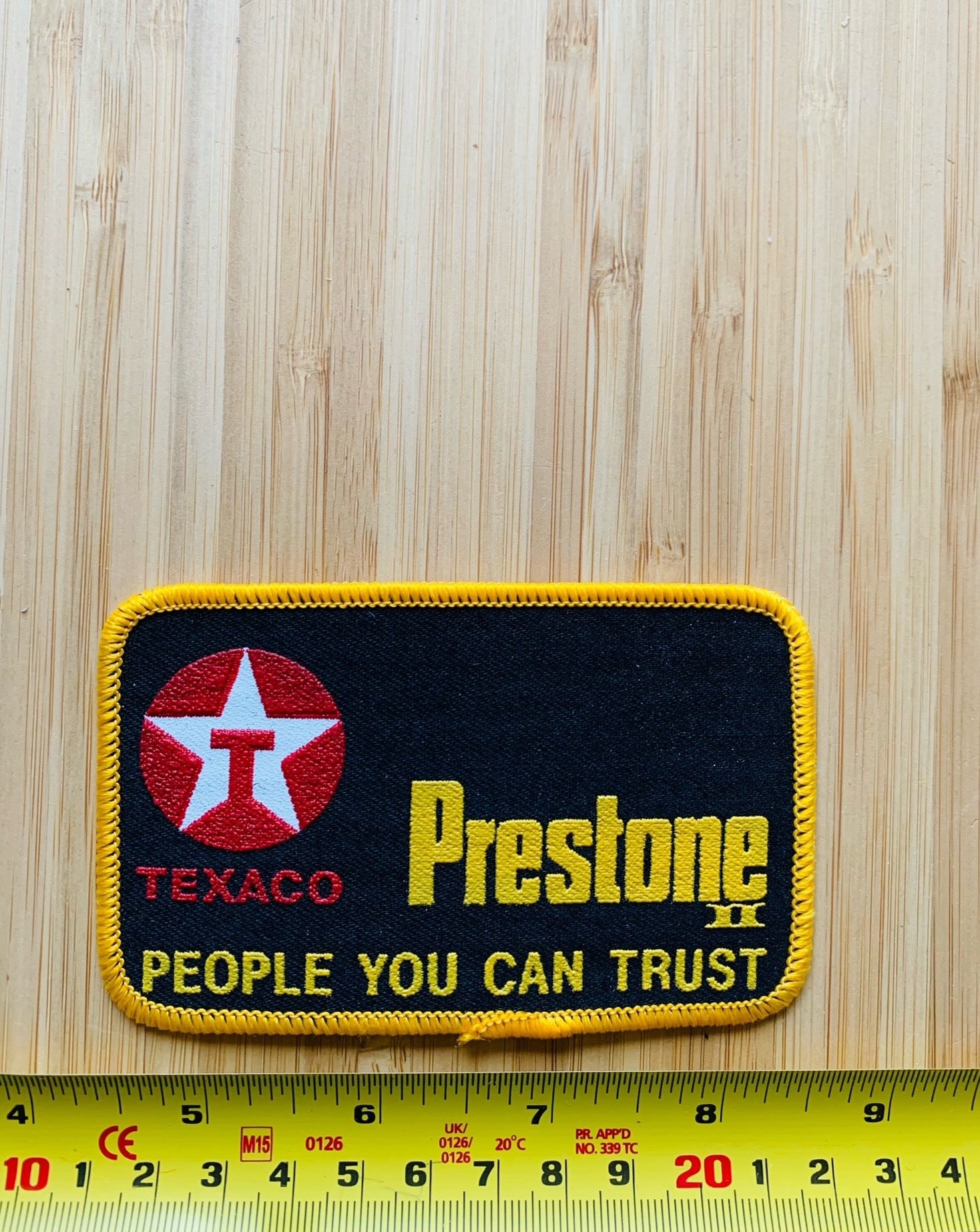 Vintage Texaco Preston Gas Station Patch The VintagePatch