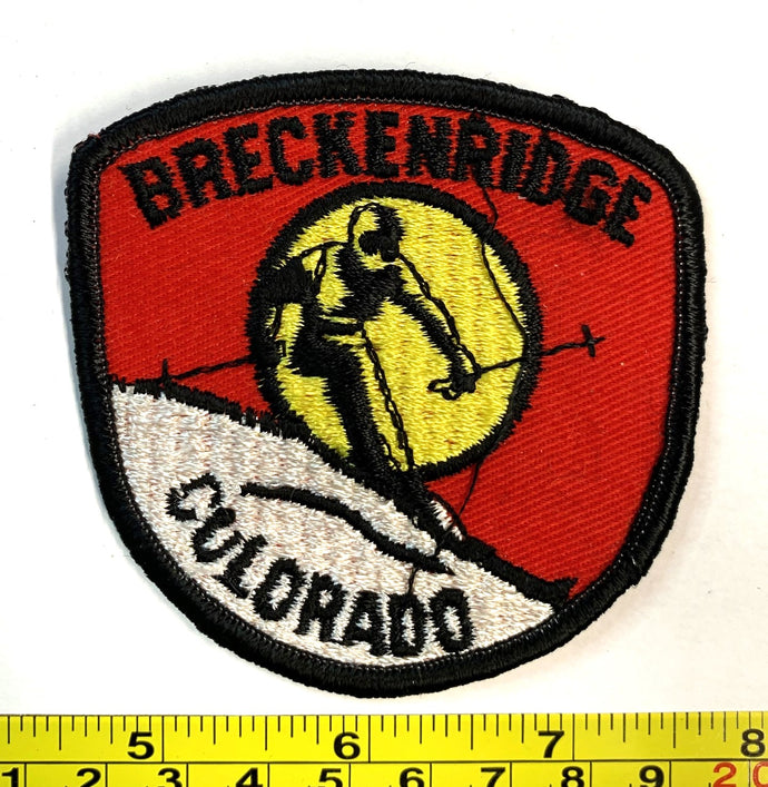 Breckenridge Colorado Ski Skiing Vintage Patch
