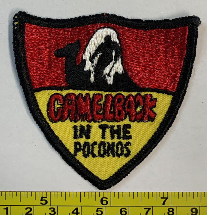 Camelback In The Poconos Ski Skiing Vintage Patch