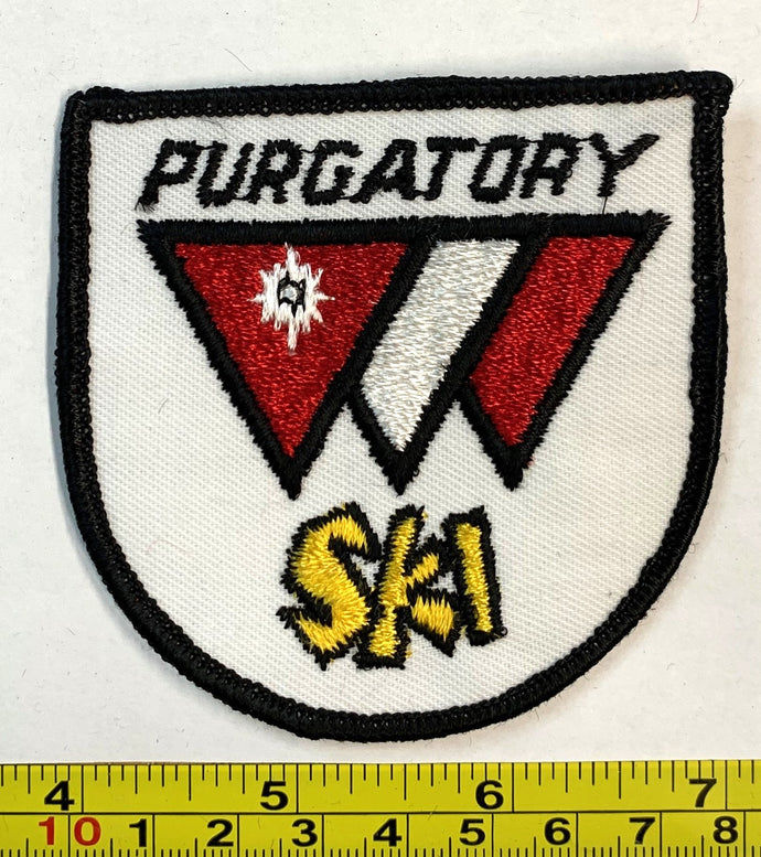 Purgatory Ski Skiing Vintage Patch