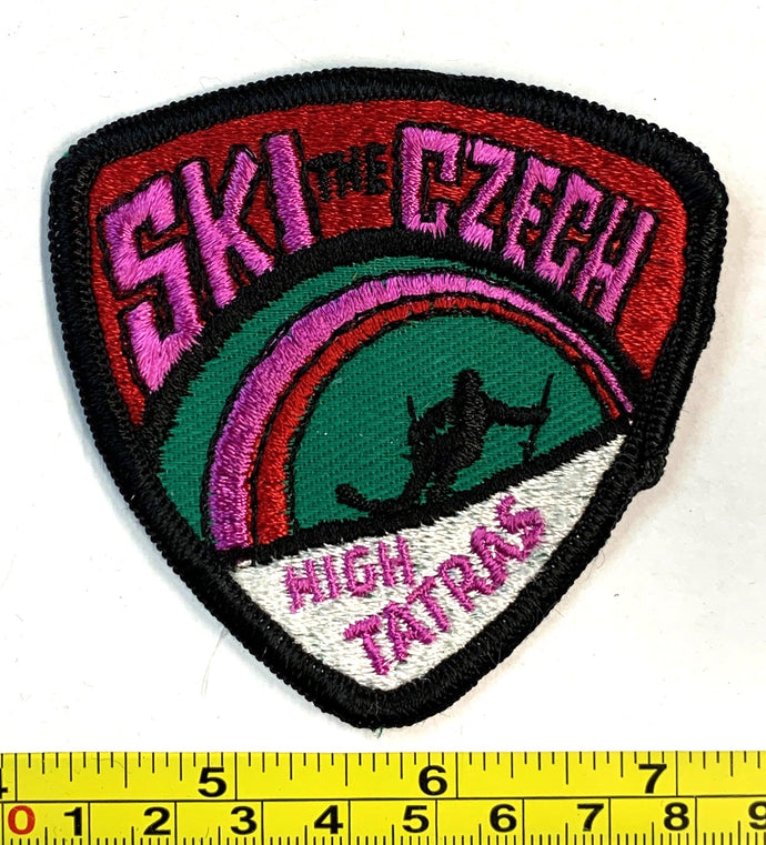 The Czech High Tatras Ski Skiing Vintage Patch