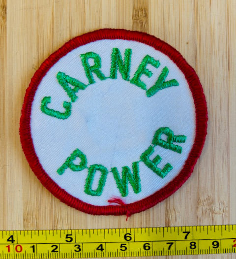 Carney Power Vintage Word Patch