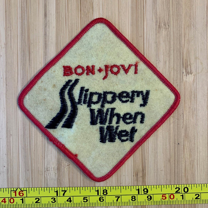 Bon Jovi Slippery When Wet Vintage Patch
