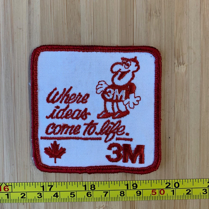 3M When Ideas Come To Life Vintage Patch