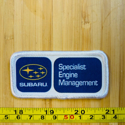 Subaru Specialist Engine Management Vintage Patch – The VintagePatch