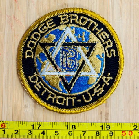 Dodge Brothers Detroit USA Vintage Patch