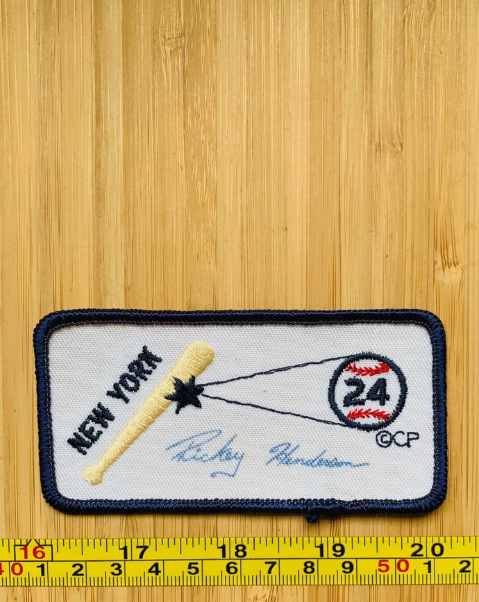 Vintage MLB New York Baseball Signature Patch