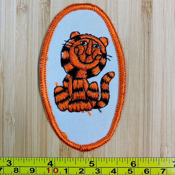 Tiger Cat Kitten Vintage Patch