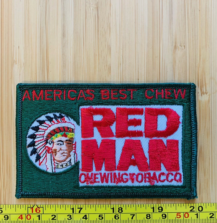 Red Man Chewing Tobacco Vintage Patch
