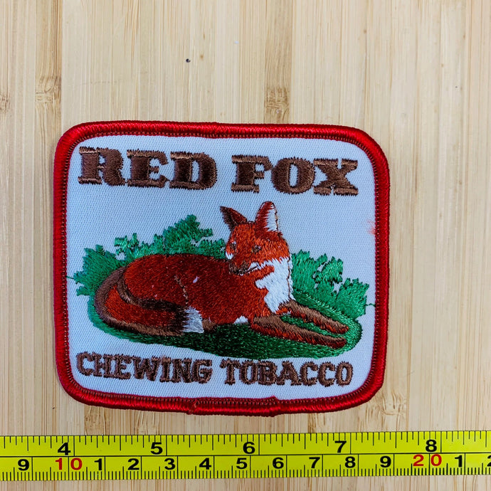 Red Fox Chewing Tobacco Vintage Patch