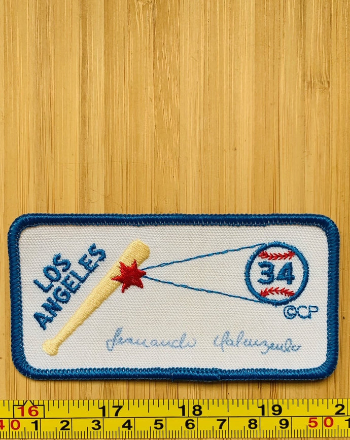 Mlb Patch Label Vintage MLB Los Angeles Baseball Signature Patch – The VintagePatch