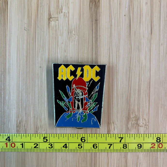 1988 AC/DC Rock Band Vintage Pin