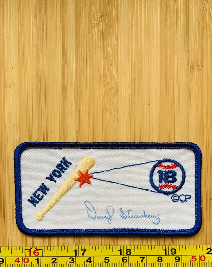 Vintage MLB New York Baseball Signature Patch