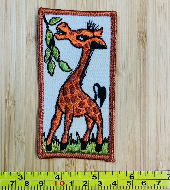 Giraffe Circus Vintage Patch