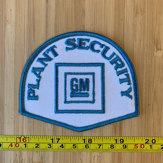 GM Plant Security Vintage Patch