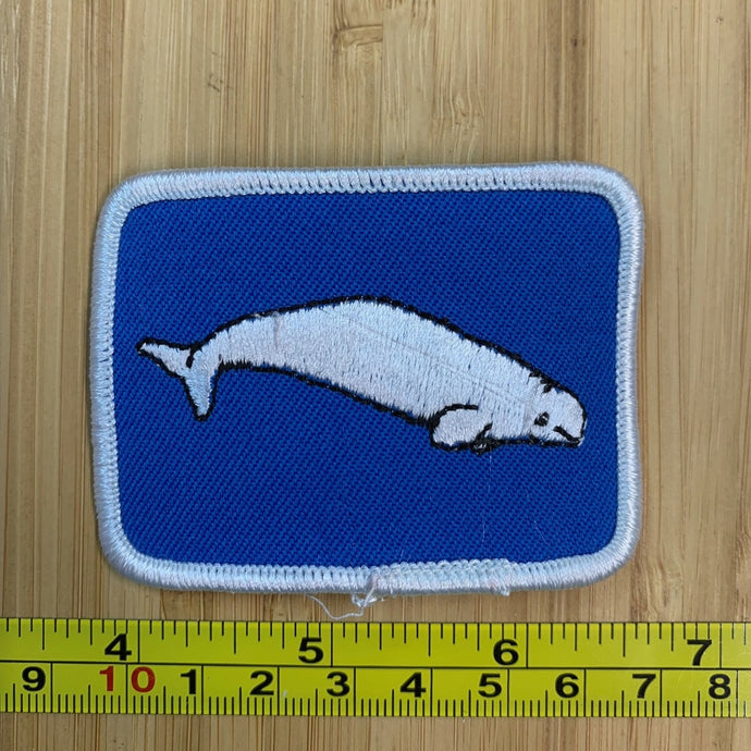 Beluga Whale Mammal Wild Animal Vintage Patch