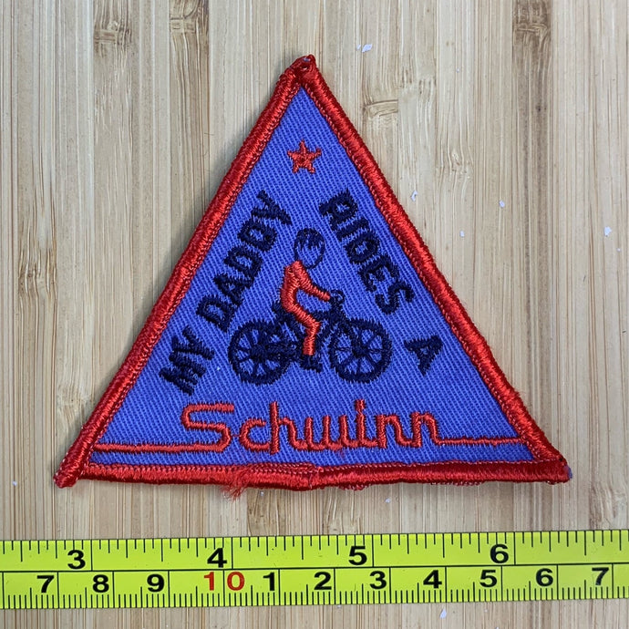 My Buddy Rides A Schwinn Vintage Patch