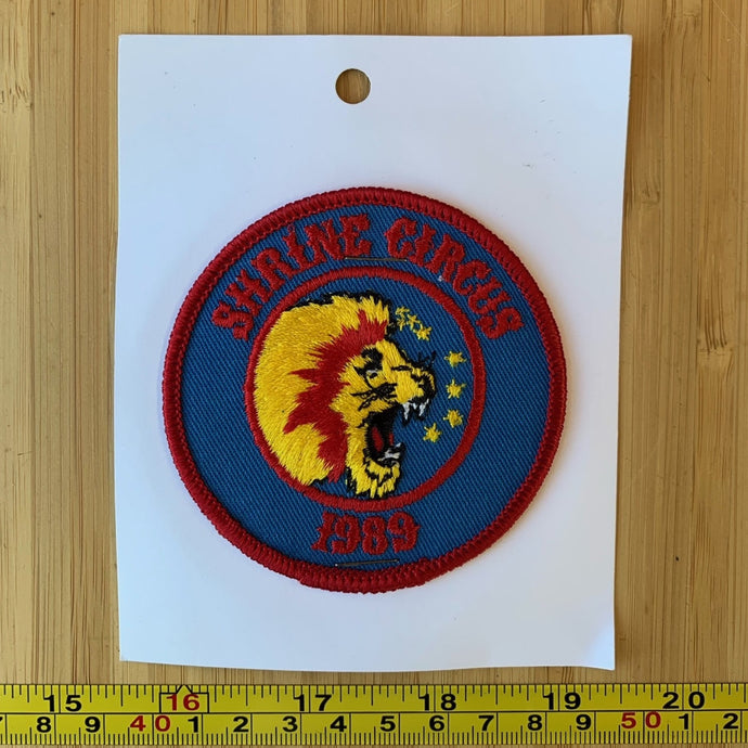 1989 Shrine Circus Vintage Patch