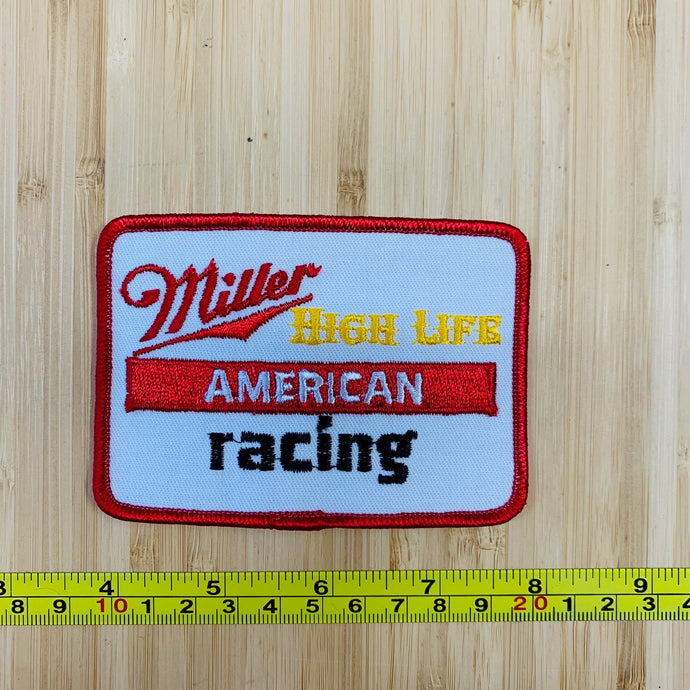 Miller High Life American Racing Beer Vintage Patch