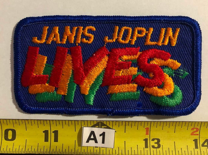 Janis Joplin Lives Vintage Patch