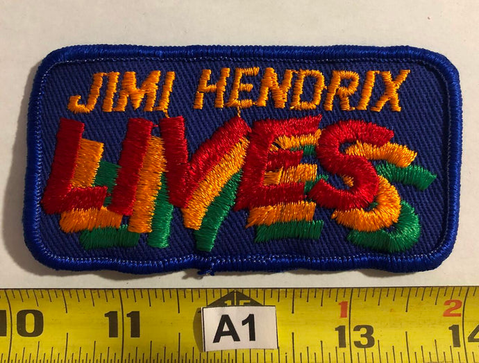 Jimi Hendrix Lives Vintage Patch