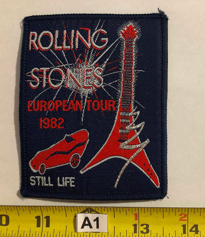 The Rolling Stones European Tour 1982 Vintage Patch