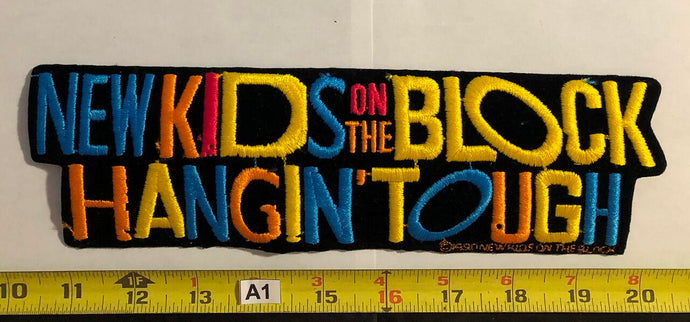 New Kids on the Block Hangin'Tough Back Vintage Patch