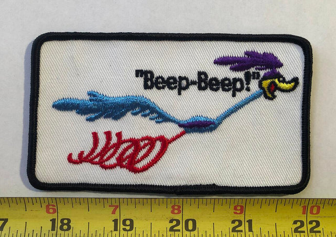 Road Runner Plymouth  Beep Beep Vintage Patch