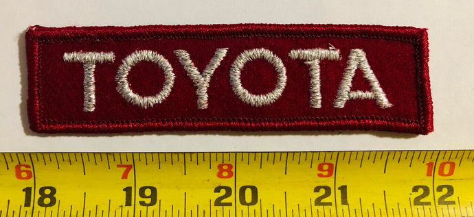 Toyota Vintage Patch