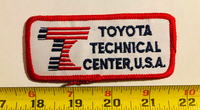 Toyota Technical Centre USA Vintage Patch