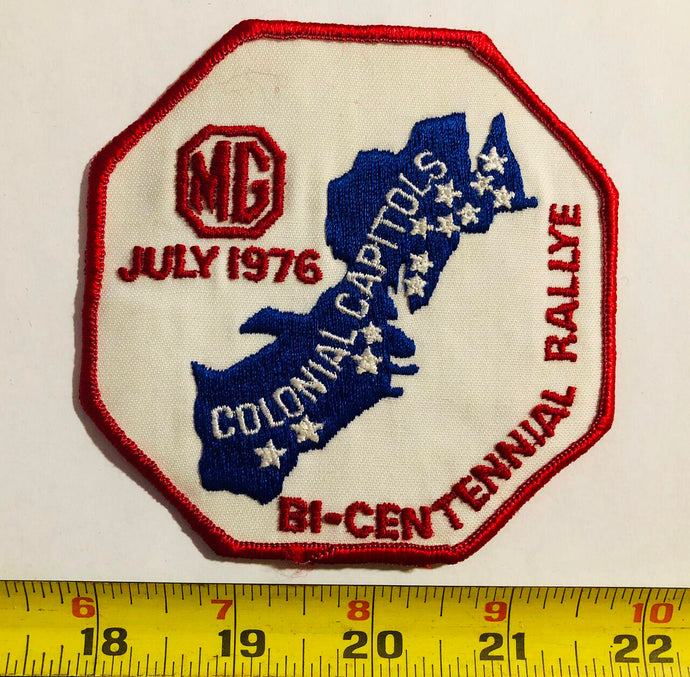 MG July 1976 Bi- Centennial Rallye Vintage Patch