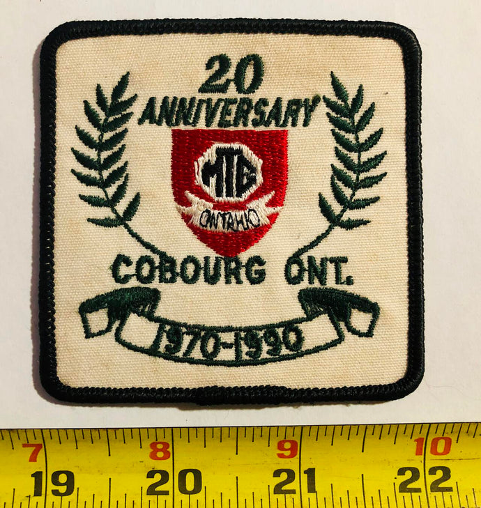 MG 20th Anniversary Vintage Patch