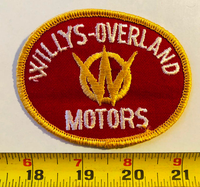 Willy's Overland Motors Jeep Vintage Patch