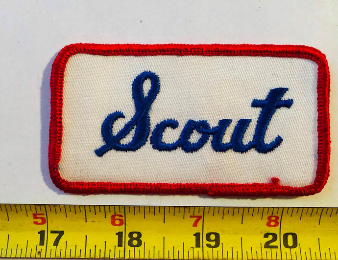 International Scout Jeep Vintage Patch