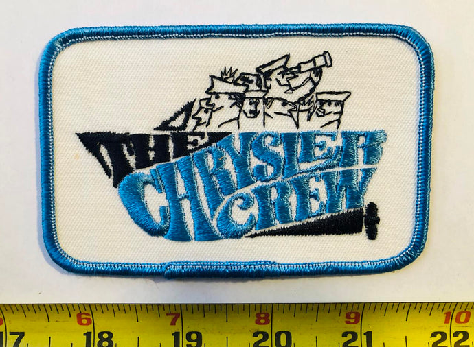 Chrysler Crew Boat Motor Vintage Patch