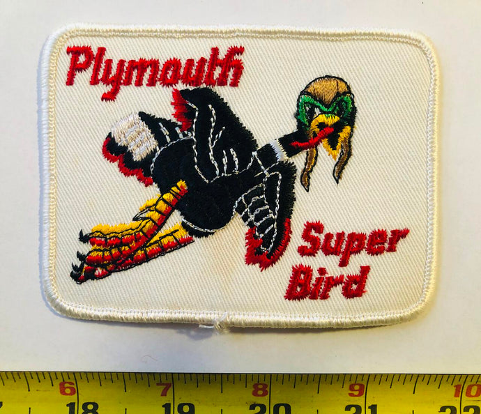 Plymouth Super Bird Vintage Patch