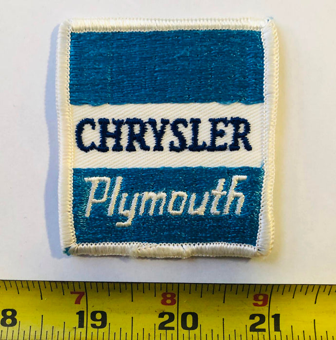 Chrysler Plymouth Vintage Patch