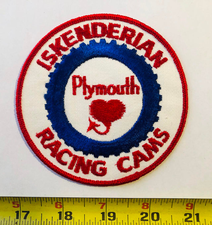 Plymouth Iskenderian Racing Team Vintage Patch