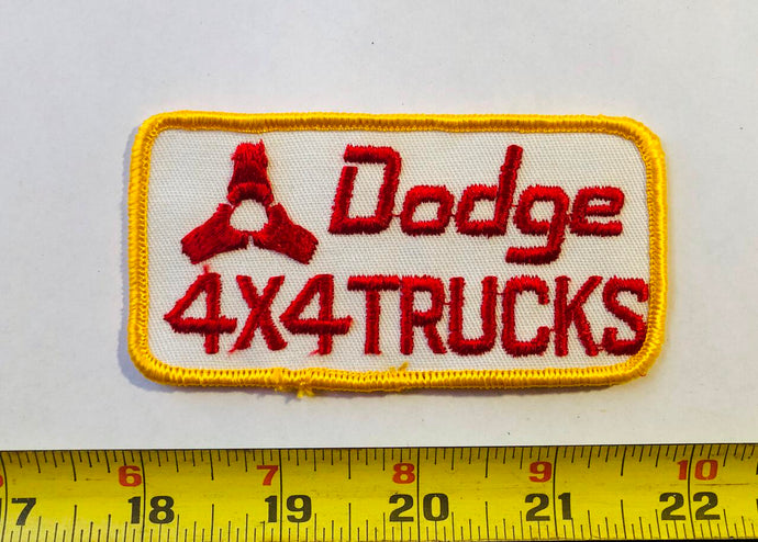Dodge 4x4 Trucks Fratzog Vintage Patch