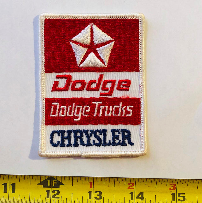 Dodge Trucks Chrysler Vintage Patch