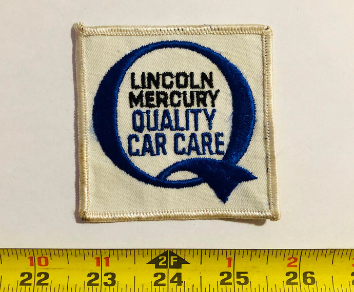 Ford Lincoln Mercury Quality Car Care Vintage Patch