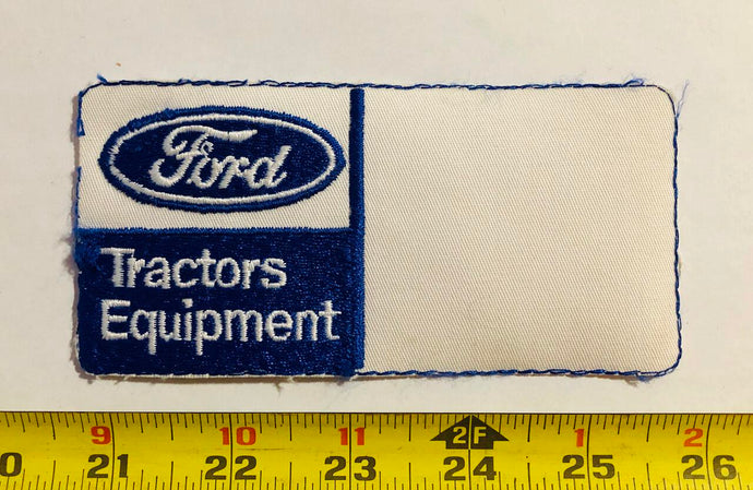 Ford Tractor Equipement Vintage Patch