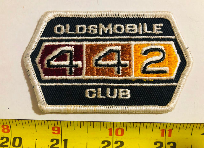 Gm Oldsmobile 442 Club Vintage Patch