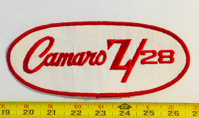 Chevy Camaro Z28 Back Vintage Patch