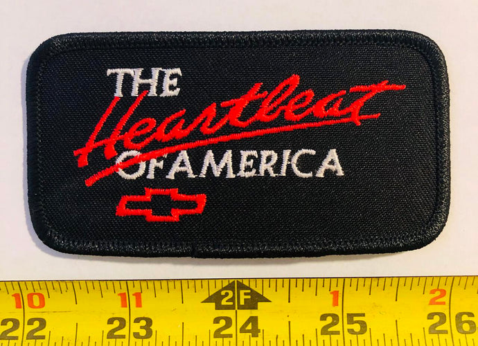 Chevy The Heartbeat of America Vintage Patch