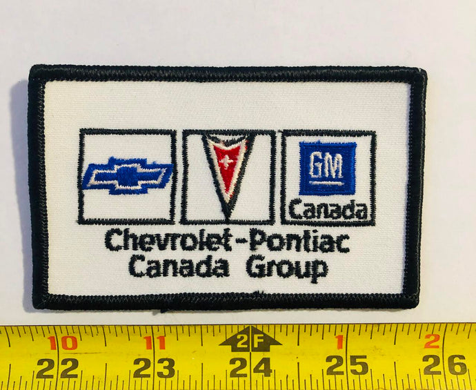 Chevrolet Pontiac Canada Group Vintage Patch