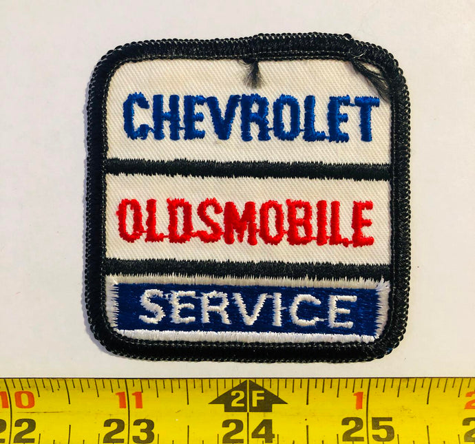 Chevrolet Oldsmobile Service Vintage Patch