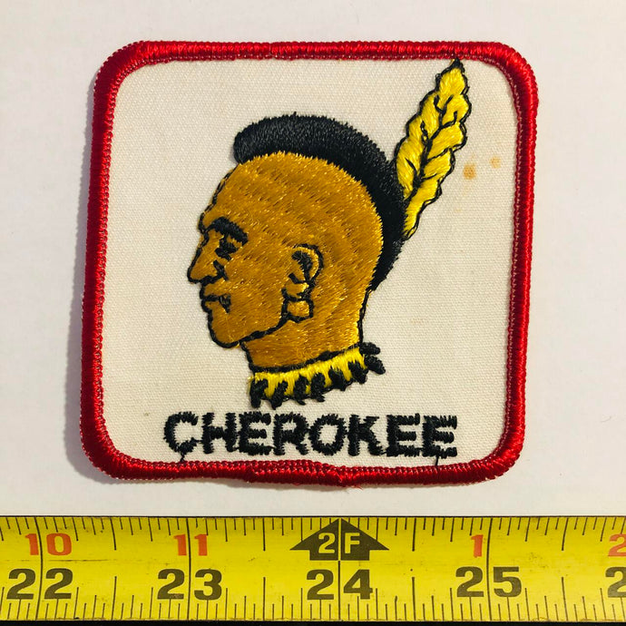 Cherokee Native American Vintage Patch