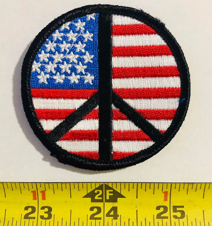 USA Peace Vintage Patch