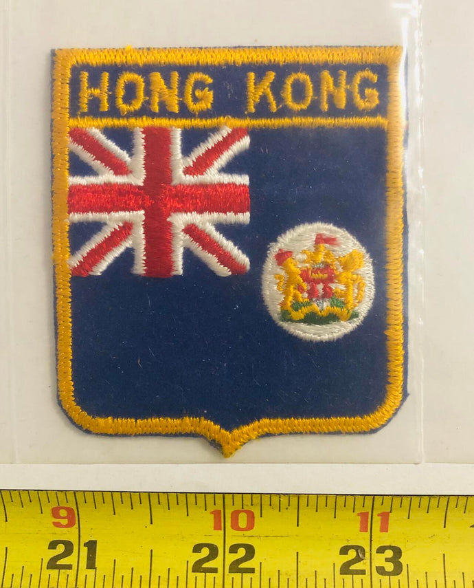 Hong Kong Flag Vintage Patch